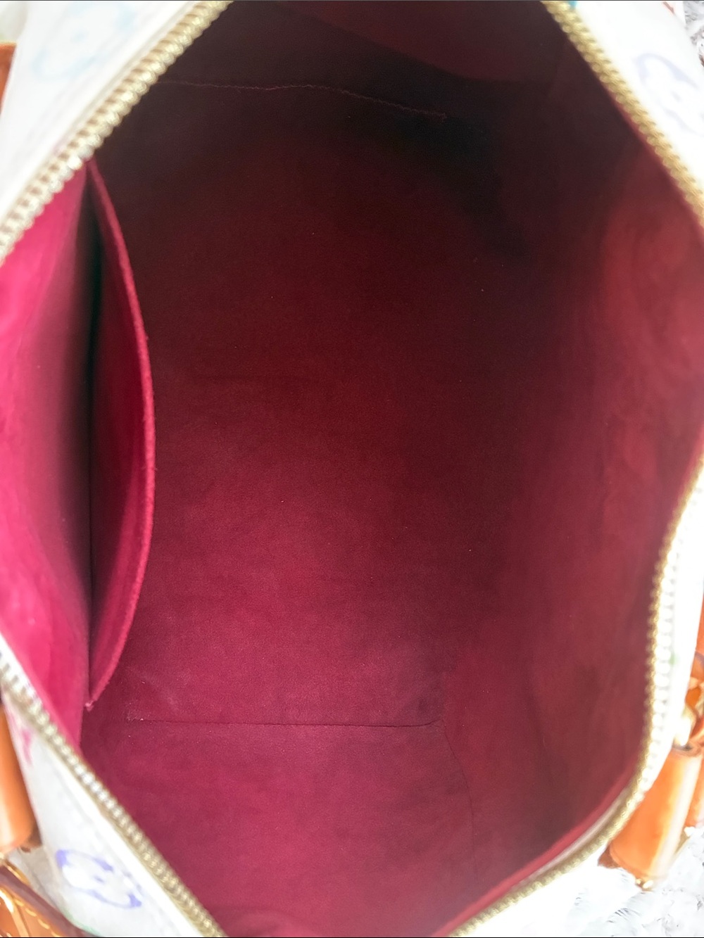 Louis Vuitton Speedy 30 Murakami Multicolor on White S Lock VGUC - Picture 12 of 17